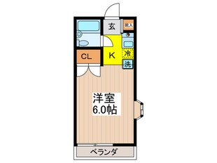 キャッスルハウス田園の物件間取画像